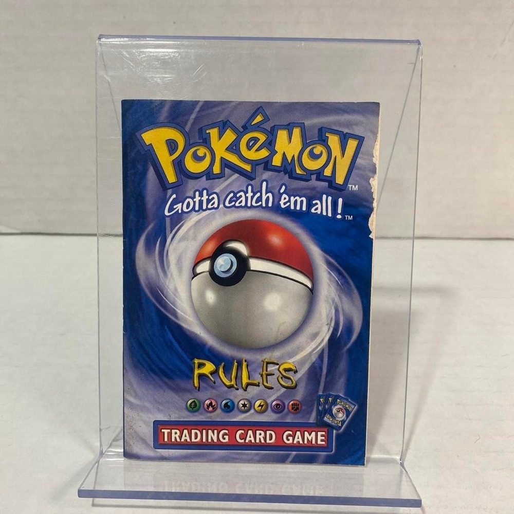 Pokemon TCG Rules Booklet Wizards Of The Coast WOTC Vintage Guide